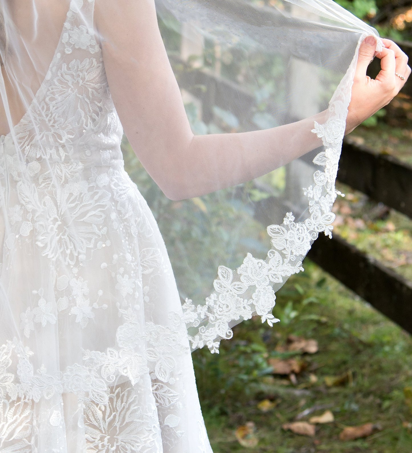 Wedding veil, bridal veil, wedding veil ivory, wedding veil lace, lace bridal veil