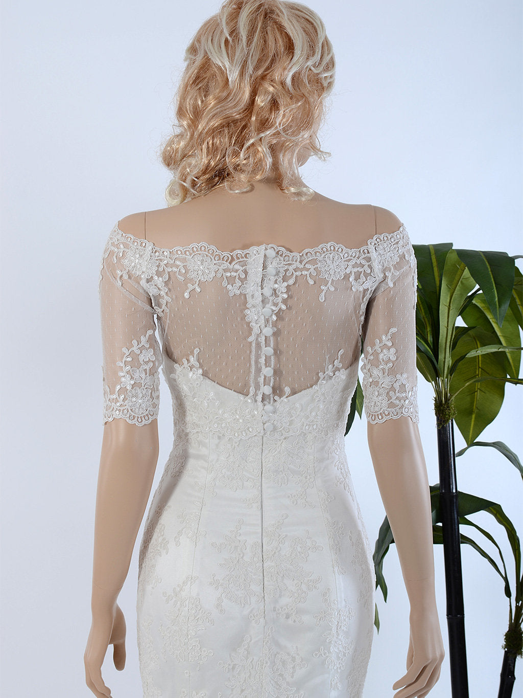 Bridal bolero Off-Shoulder lace bolero wedding bolero wedding jacket lace shrug bridal jacket wedding dress topper