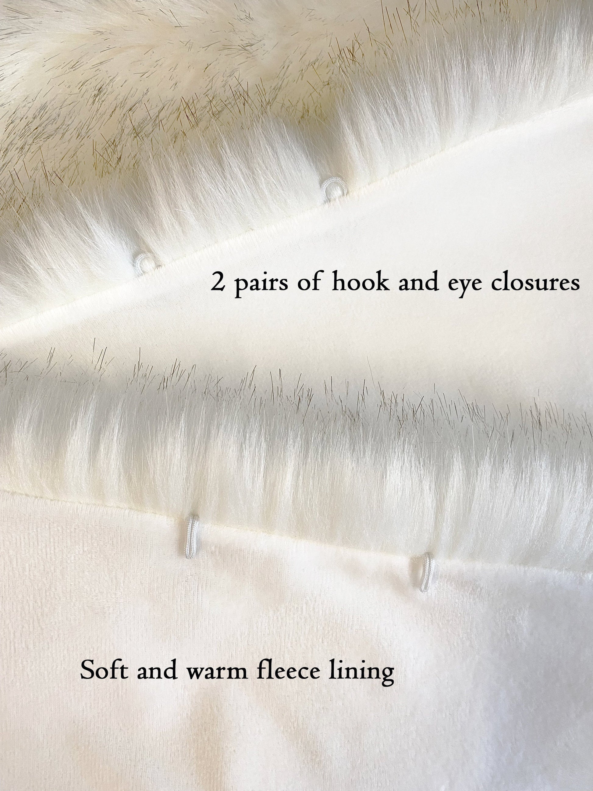 Ivory faux fur shawl, bridal faux fur wrap, faux fur stole, fur shawl for wedding, faux fur shrug bridal cape B005